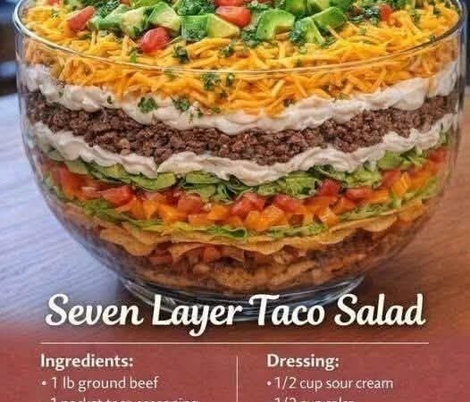 Seven Layer Taco Salad
