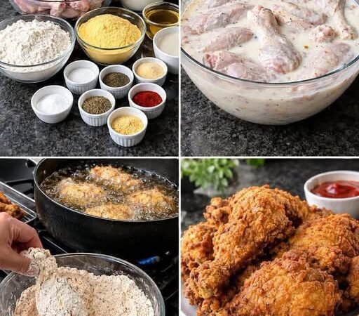 Crispy Fried Chicken Recipe – Juicy, Crunchy & Flavorful