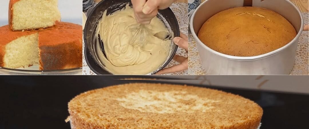 Classic Vanilla Layer Cake with Creamy Filling – Easy Homemade Recipe