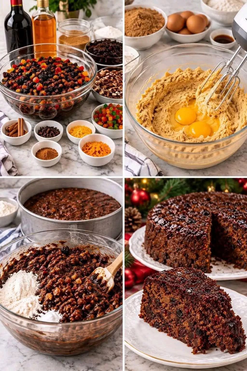 Classic Christmas Fruit Cake