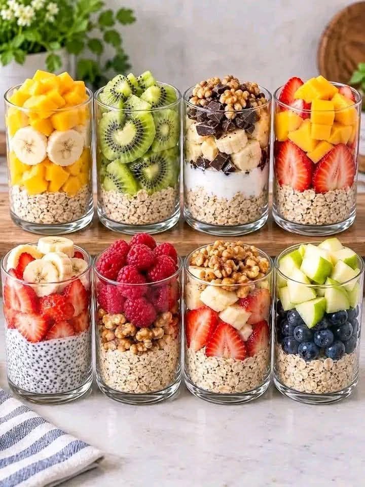 Easy Overnight Oats Parfait Recipe with Fresh Fruit