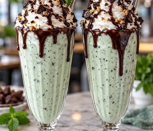 Mint Chocolate Chip Milkshake Recipe