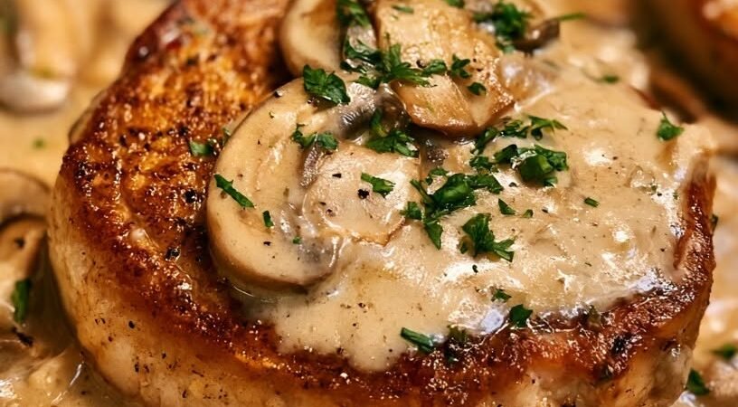Creamy Mushroom Pork Chops