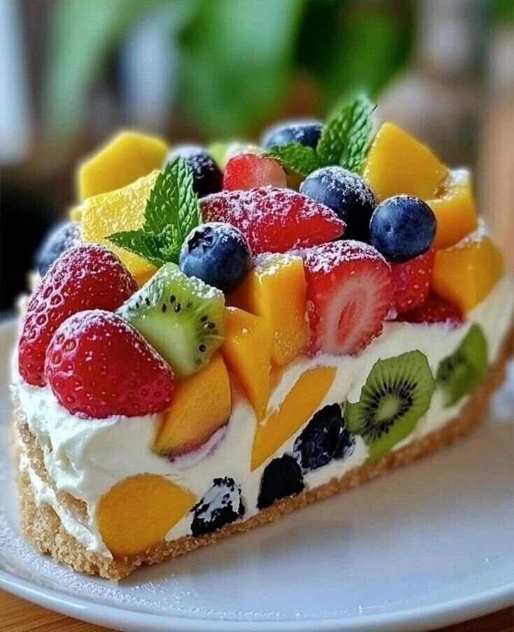 Fresh Fruit Cream Cheesecake Tart