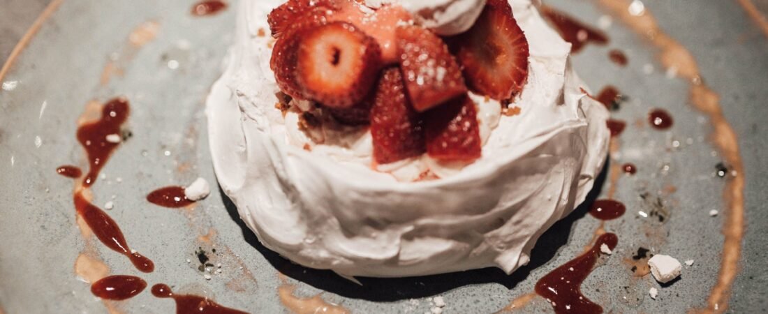 Cherry Pavlova Recipe (Crispy Meringue with Whipped Cream)