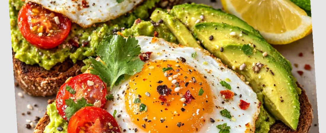 Avocado Toast with Fried Eggs Recipe