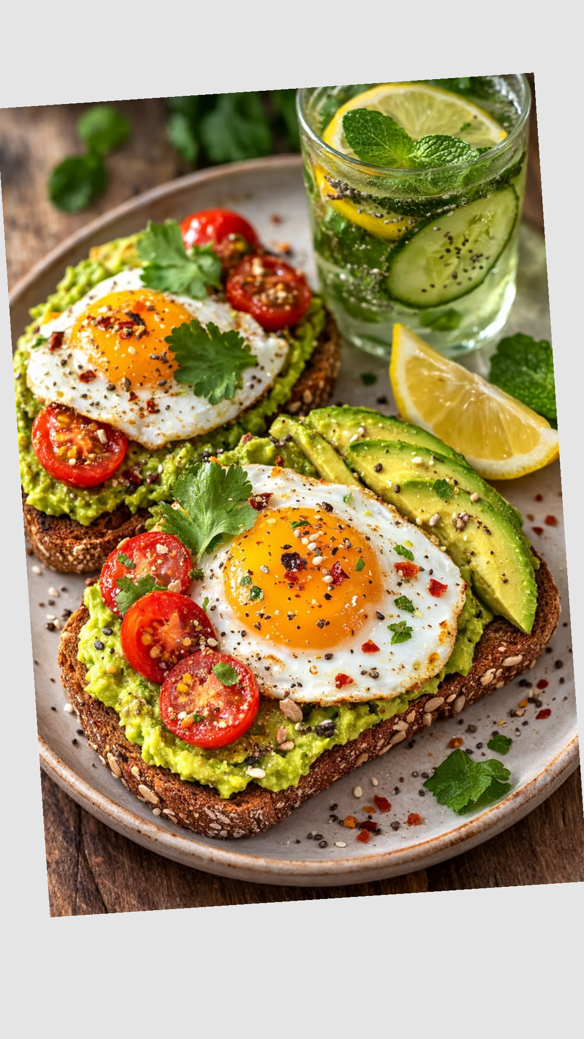 Avocado Toast with Fried Eggs Recipe