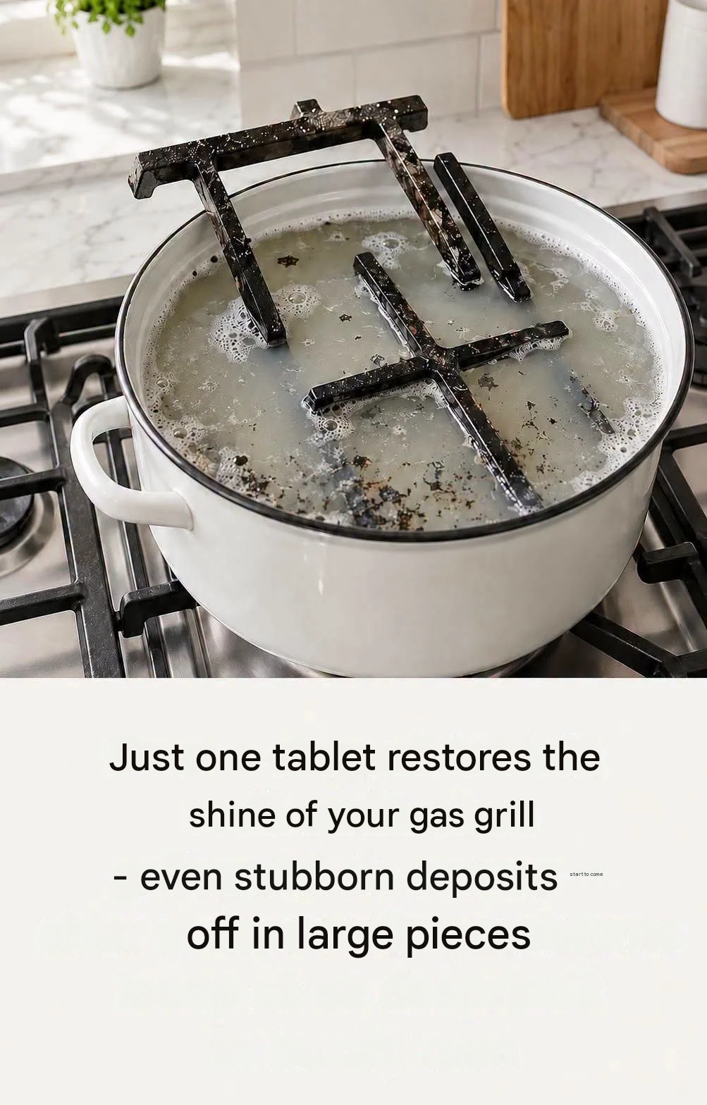 How to Clean Gas Stove Grates with Easy Soaking Method
