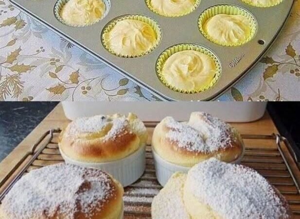 Fluffy Mini Lemon Soufflé Cakes Recipe