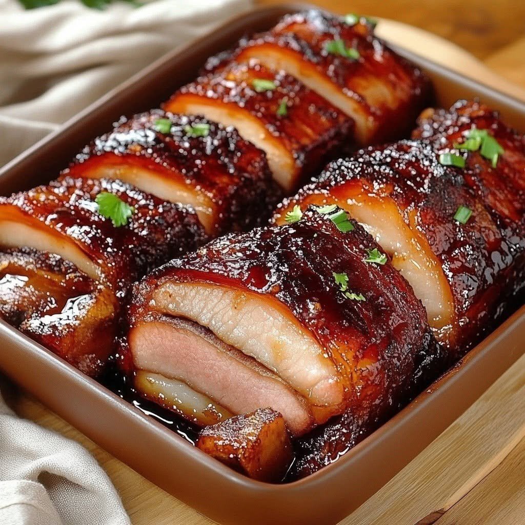 Tender, caramelized oven-roasted meat in a rich sauce – The perfect dish for a special occasion