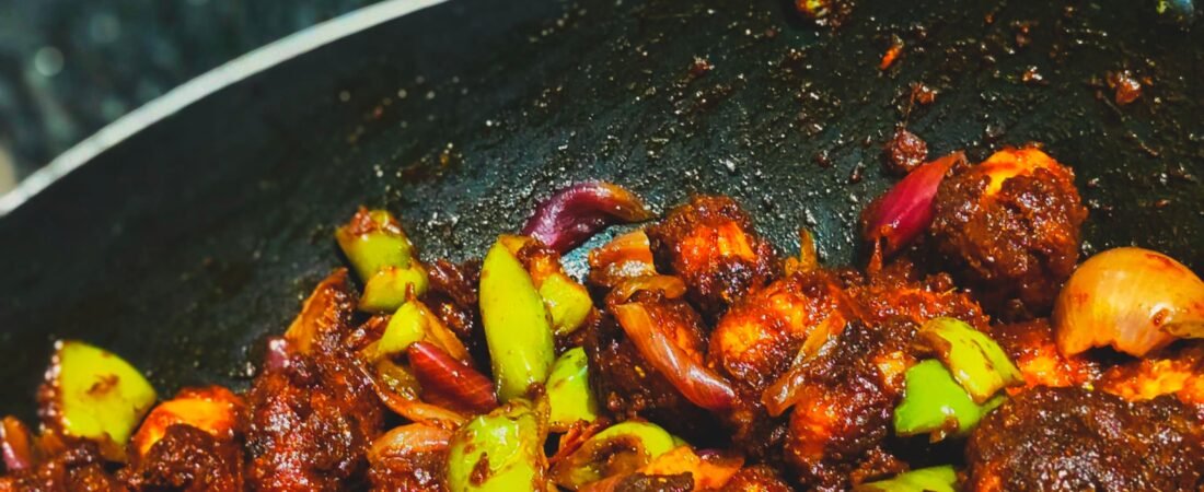 Spicy Chilli Chicken Stir-Fry with Peppers and Onions (Indo-Chinese Style)